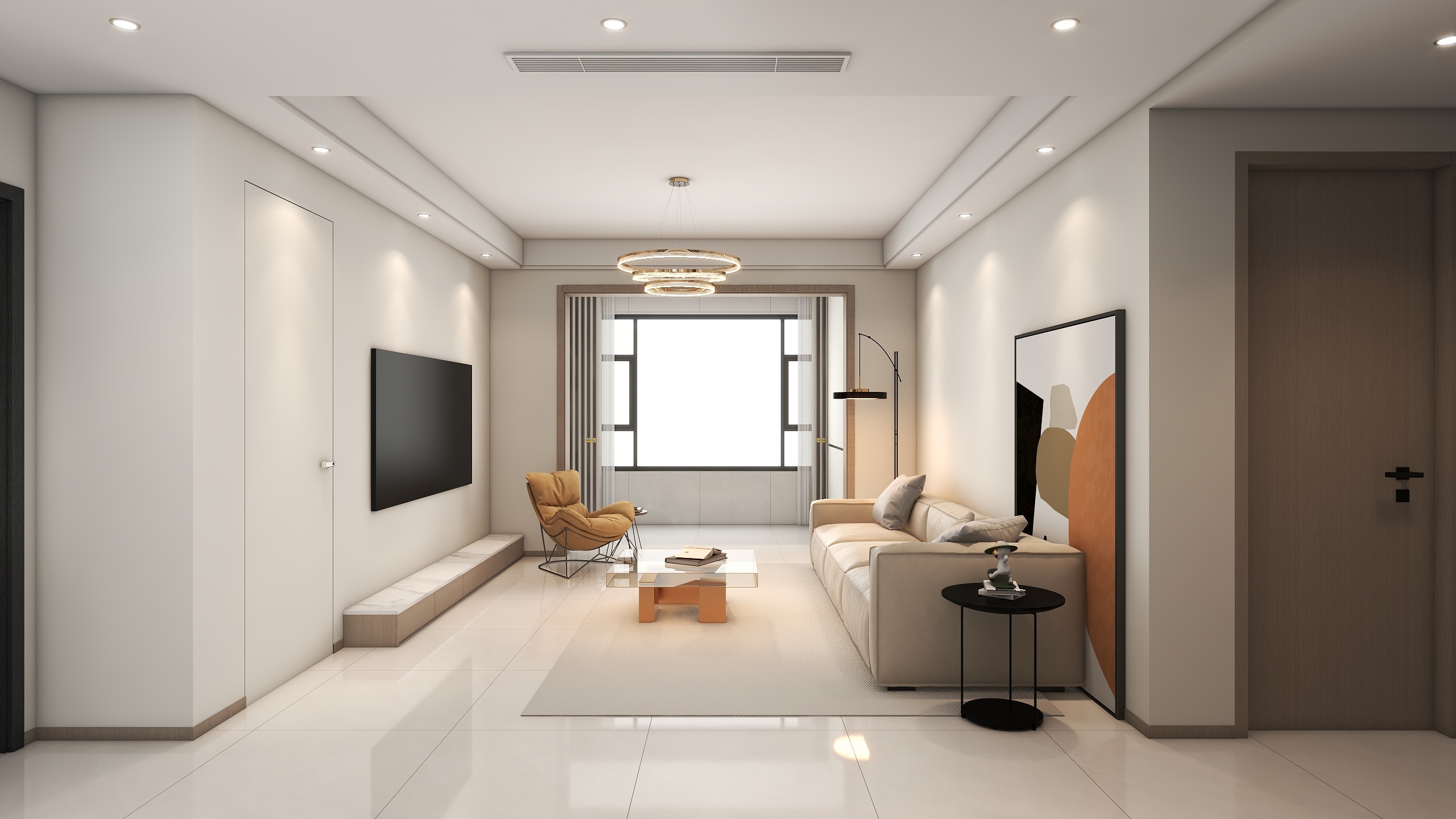 Designgl-申泰三室现代简约-装修设计方案