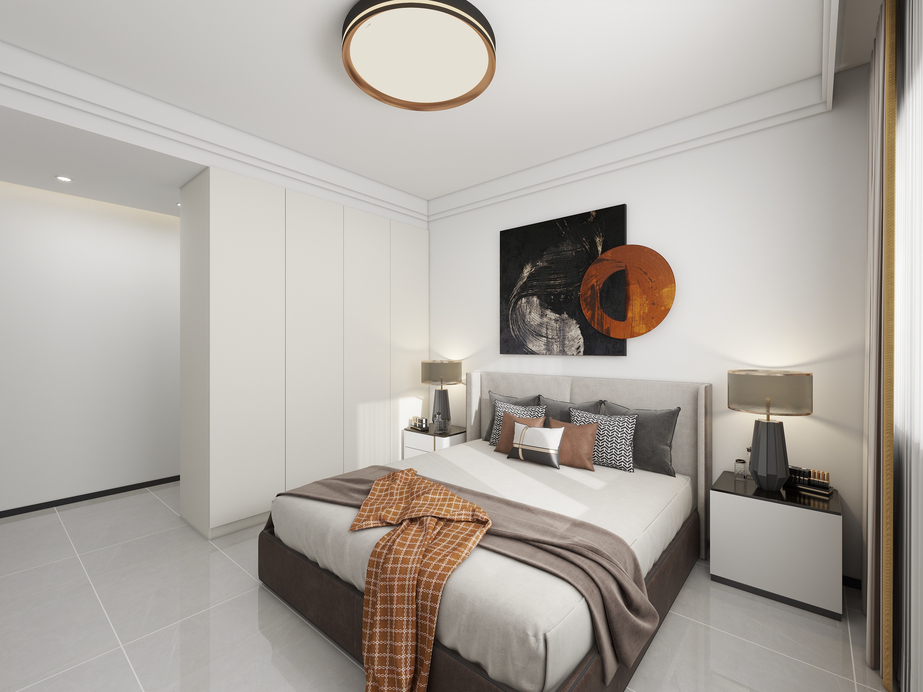 全案设计师-蔡喆-云和天境125平设计师蔡喆-衣柜-装修设计方案