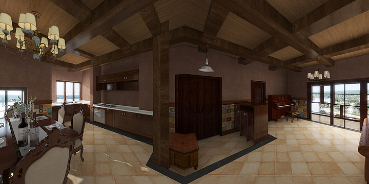 萌田设计个人工作室-125㎡3室-装修设计方案