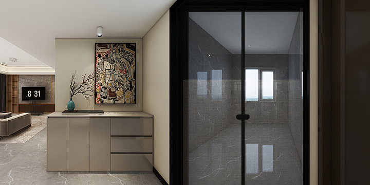 -全案设计工作室--江上印6-1402-墙体大改-装修设计方案