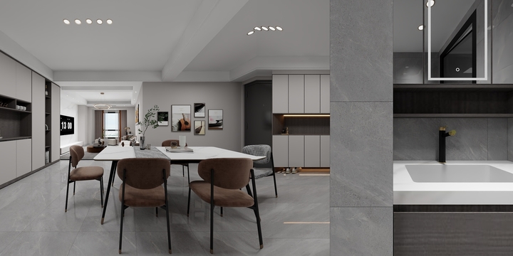 装修设计陈先生-耀兴·华瑞园110㎡3室-装修设计方案