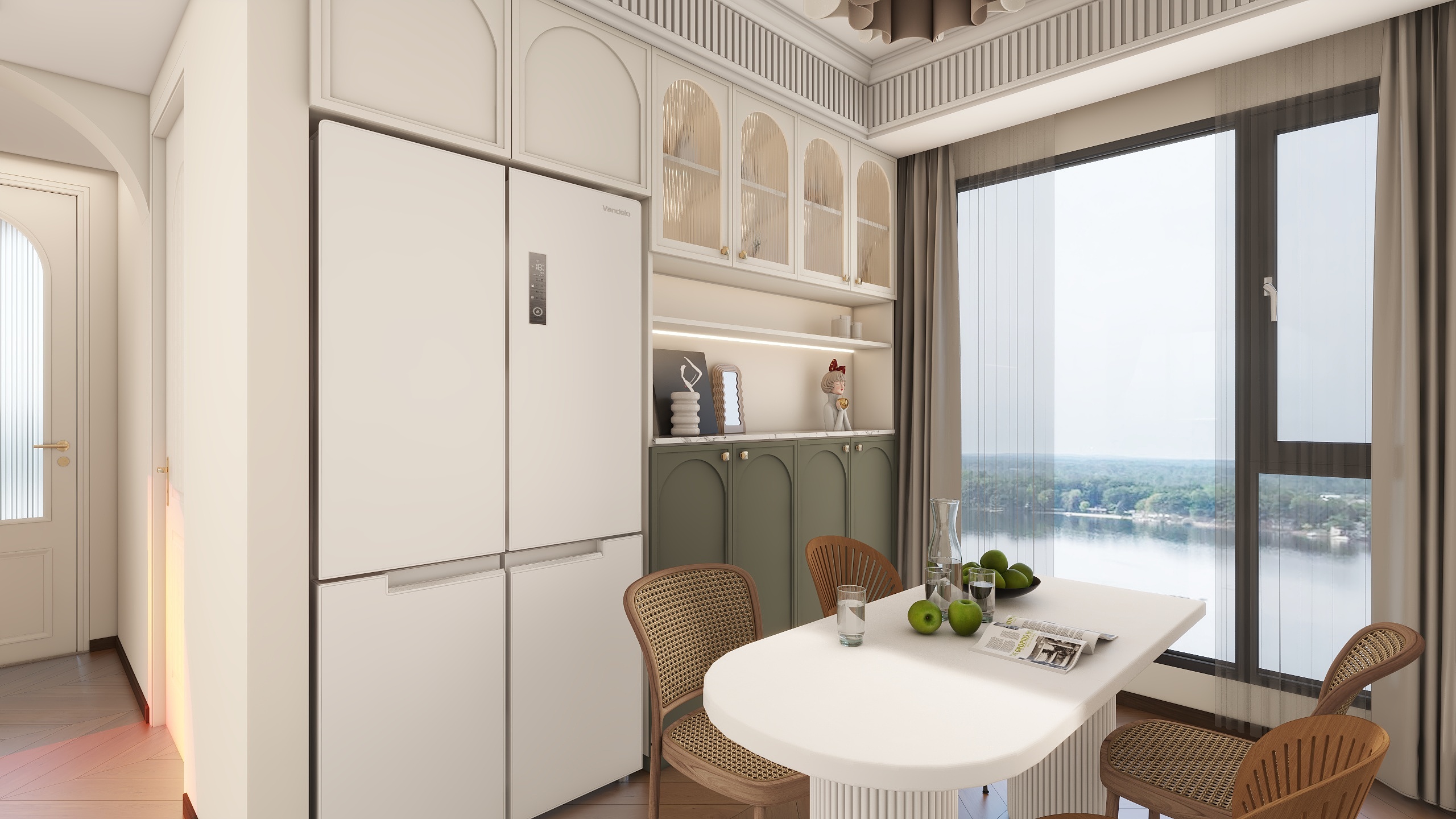 装饰设计童工-奶油法式-装修设计方案