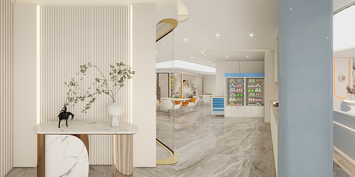 时蓝设计丶SLdesign-珍美医疗美容-装修设计方案