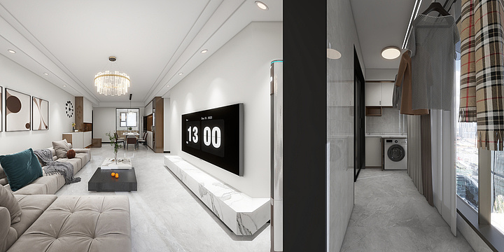 龍飛空間設計-宿州·翔豪新都20-1-1204-装修设计方案