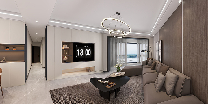 室内设计刘念-黑白灰-装修设计方案