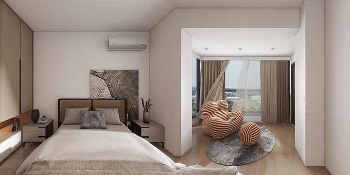 夏天AOMU-水岸名居一楼-装修设计方案