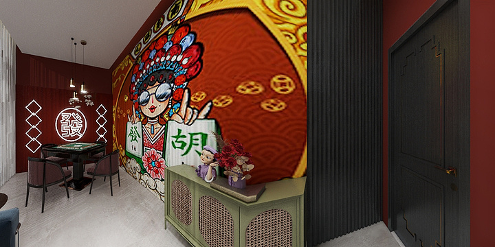 织宅设计|空间营造-宗發百棋牌社-装修设计方案