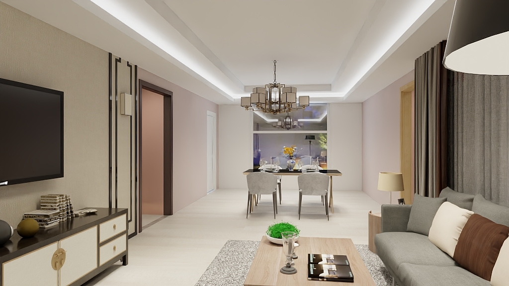 心似烟火96-现代户型图-装修设计方案