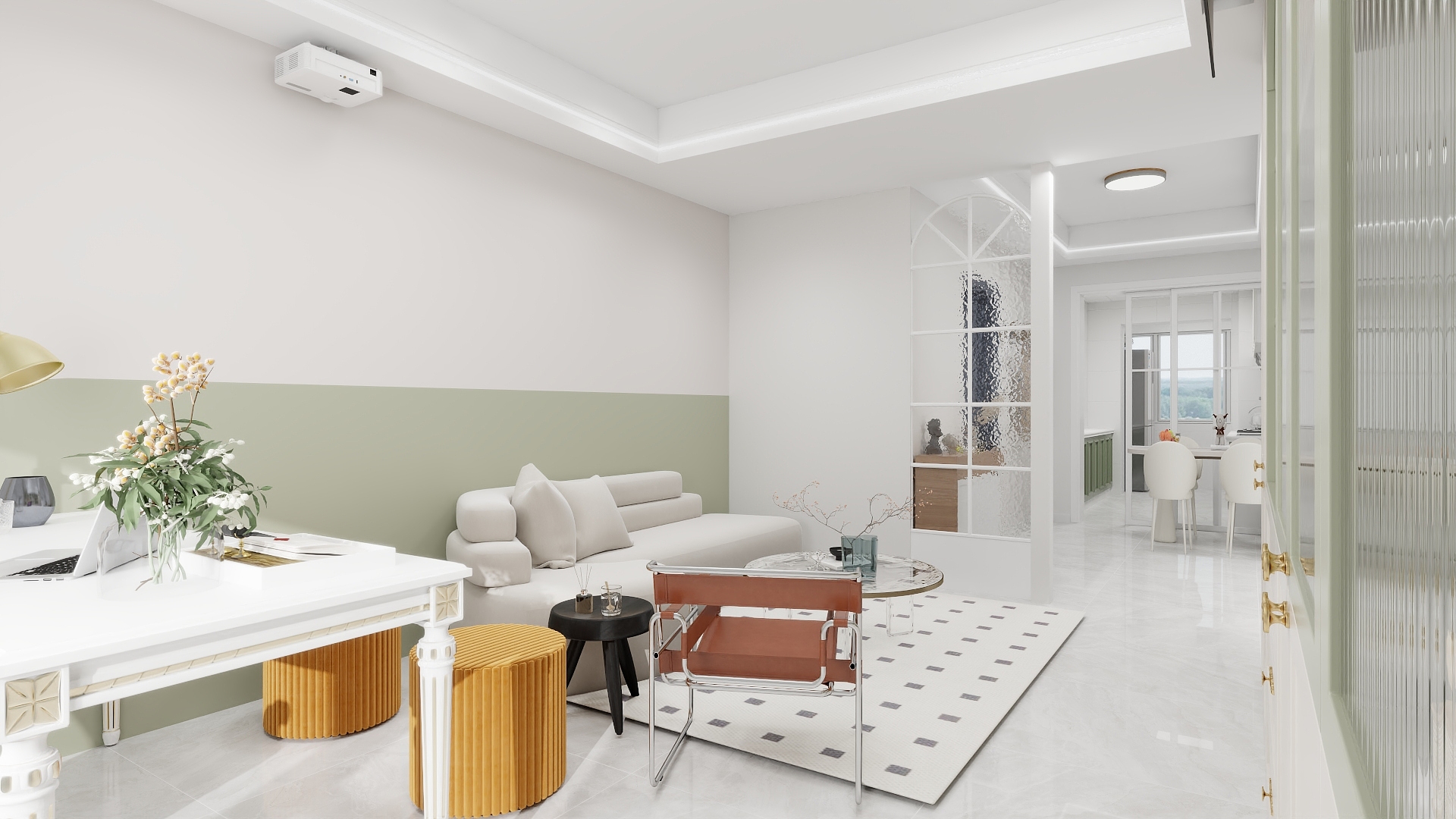 Mr-End-92㎡2室-装修设计方案