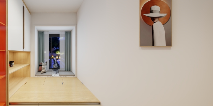 华富岩板全屋定制-隽峰苑酷家乐-装修设计方案