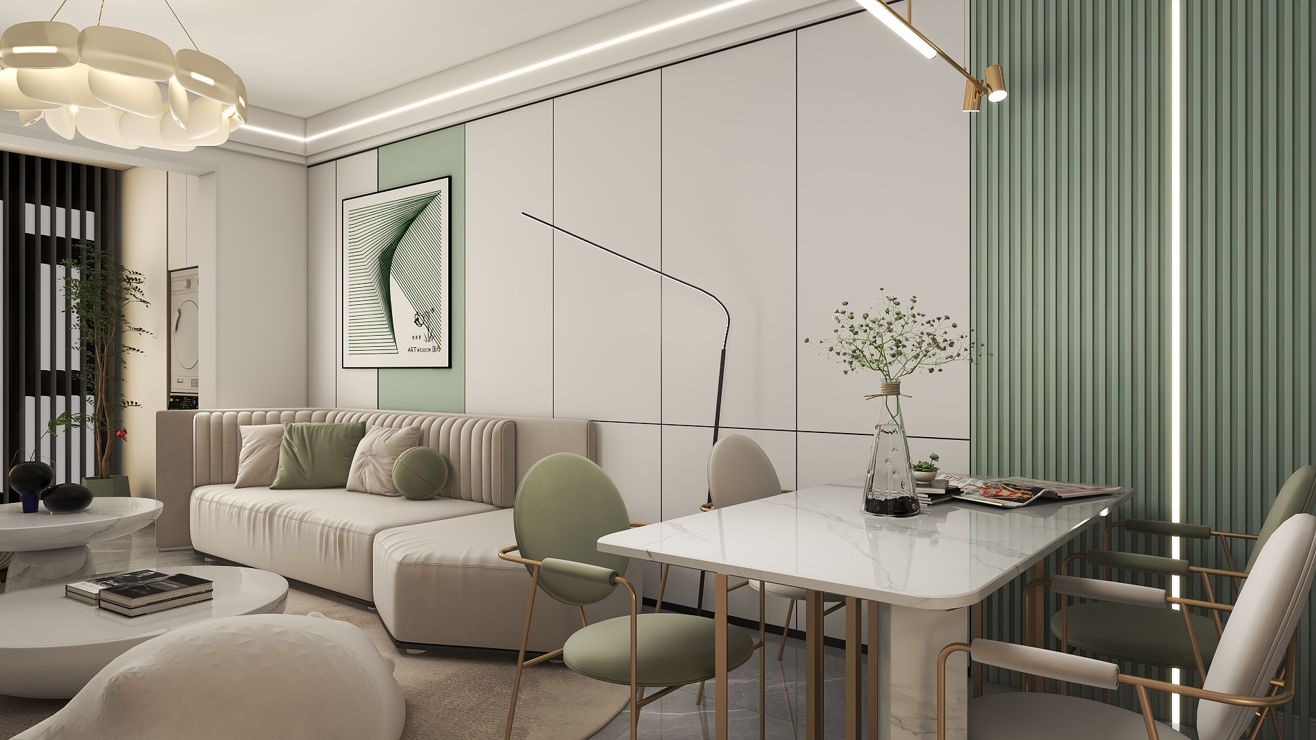 阿比少年-海德公园82㎡3室-装修设计方案