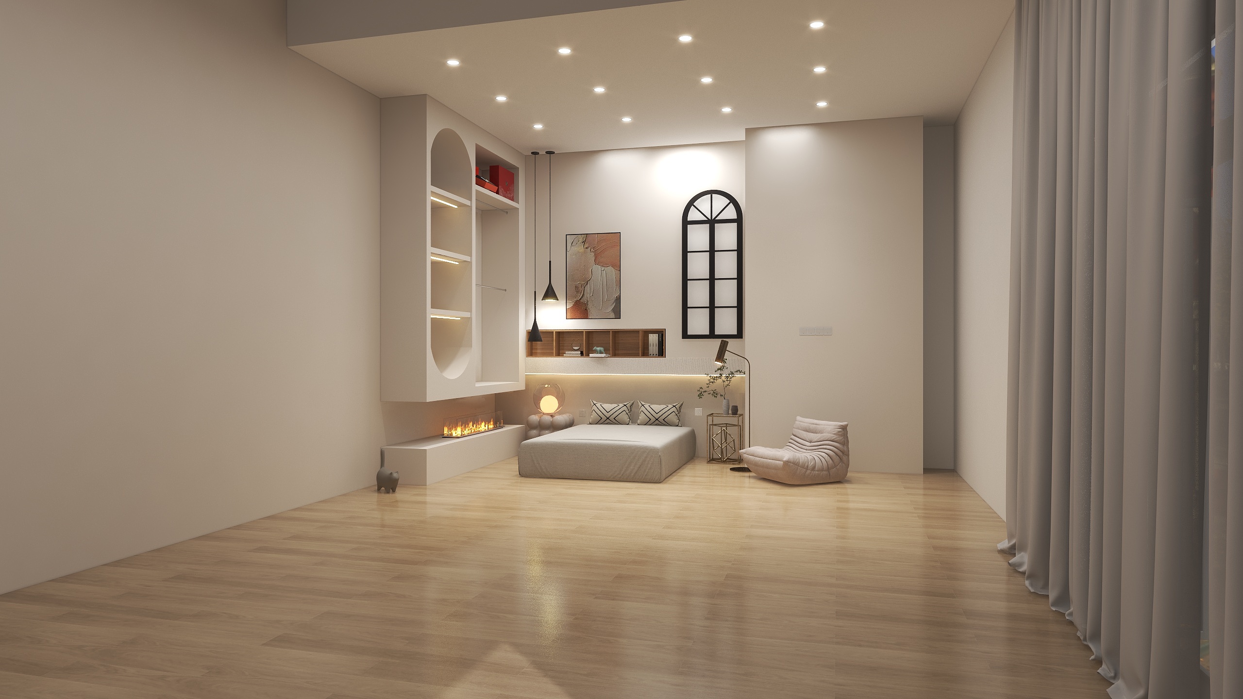 金鸿装饰有限公司-AIG直播间南一楼04-装修设计方案