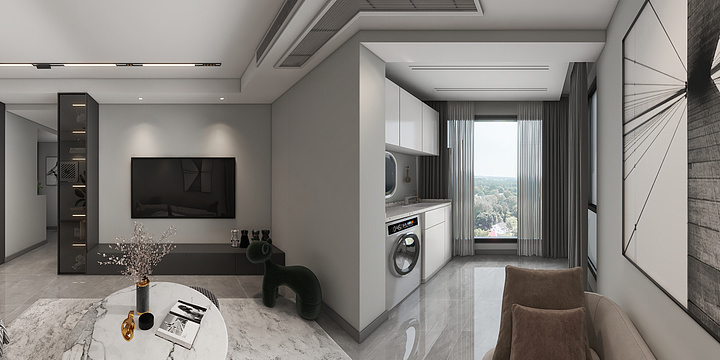 Y2OuO-保利爱上里尚佳4-31-8效果图-装修设计方案