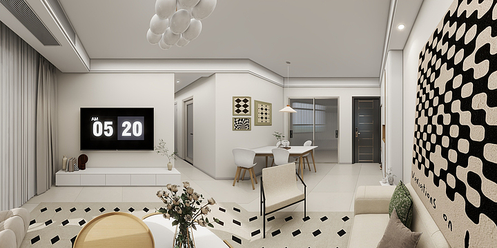 胡明敏-花漾紫郡--装修设计方案