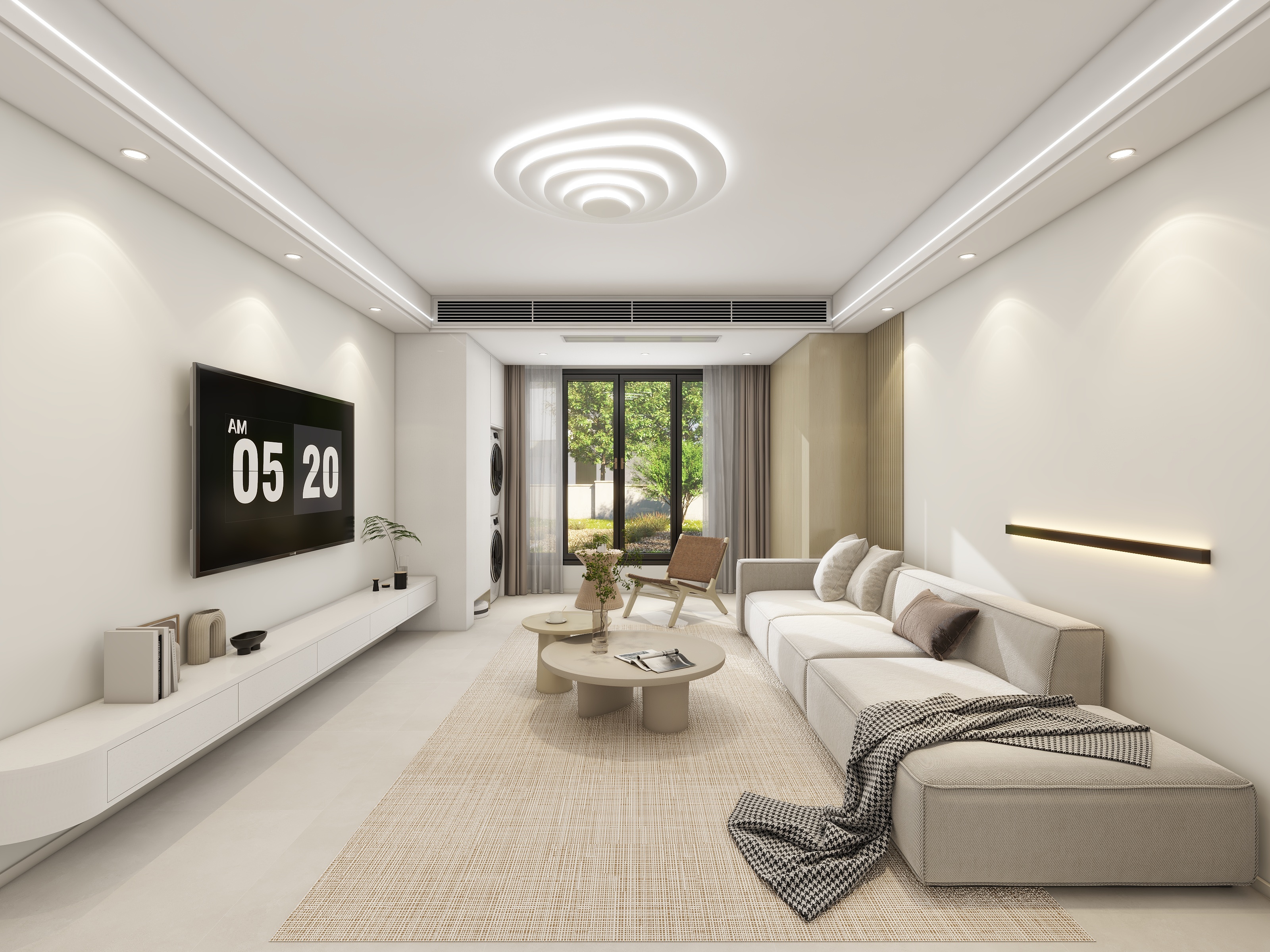 CreamDesign-现代简约风两室-装修设计方案