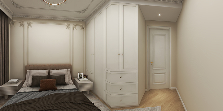 戎辰设计-CaIm.奶油法式-副本-装修设计方案