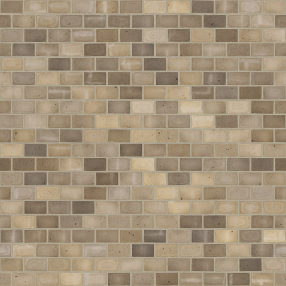 Wood Color Exterior Brick Material 3D Model