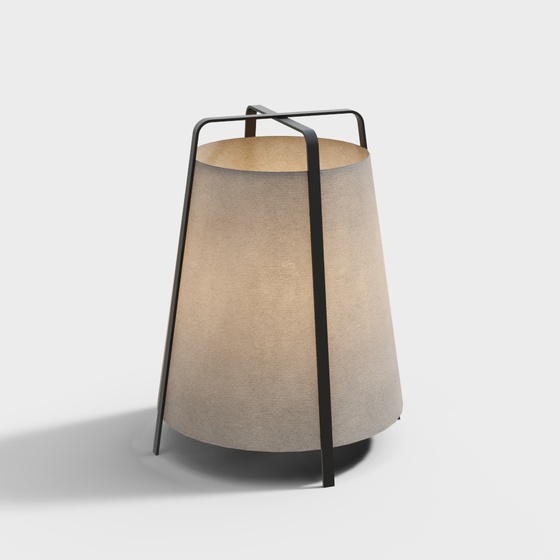 Wabi-sabi wind table lamp