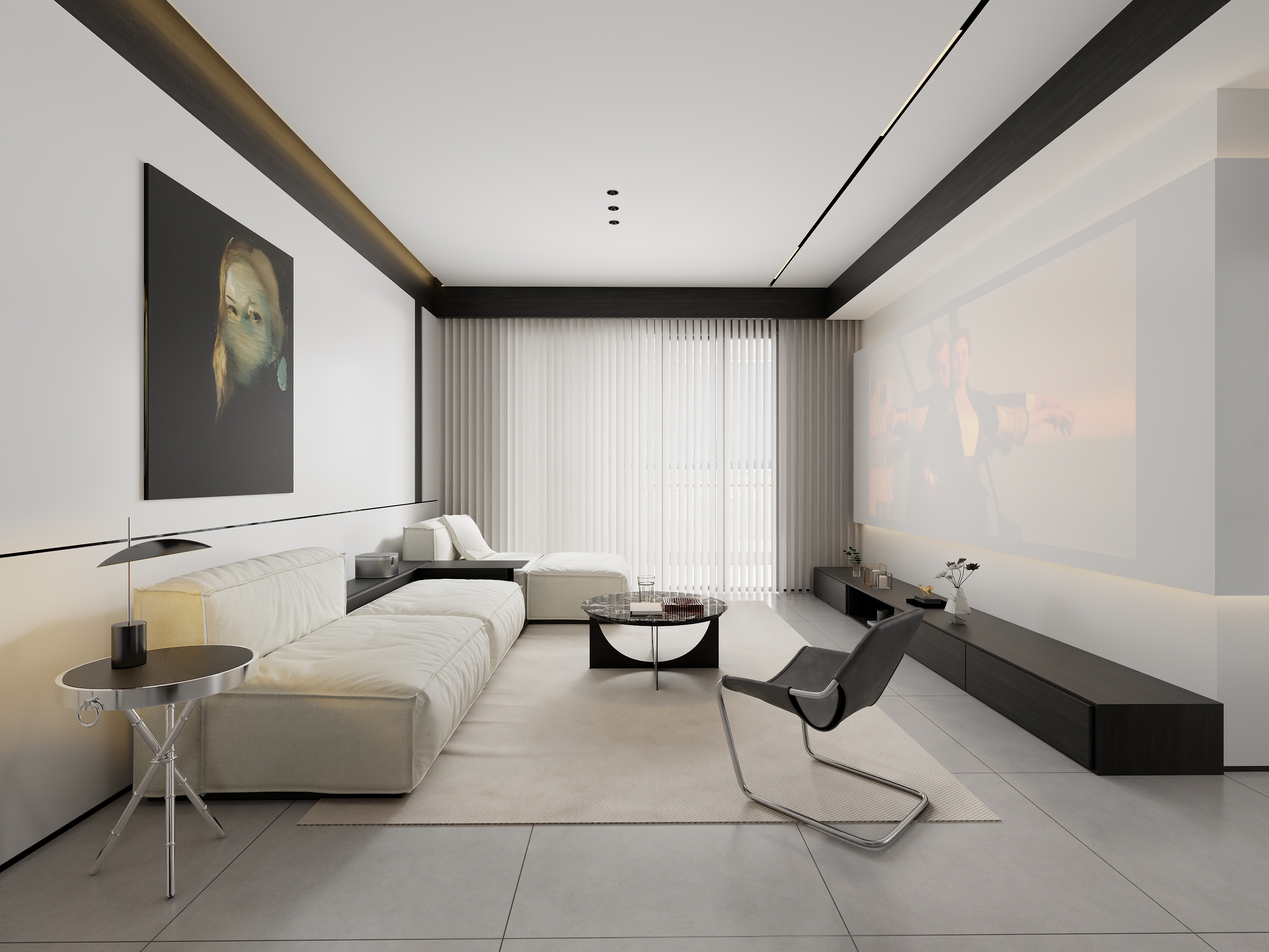 墨间沉设-信诚学府样板间2-装修设计方案