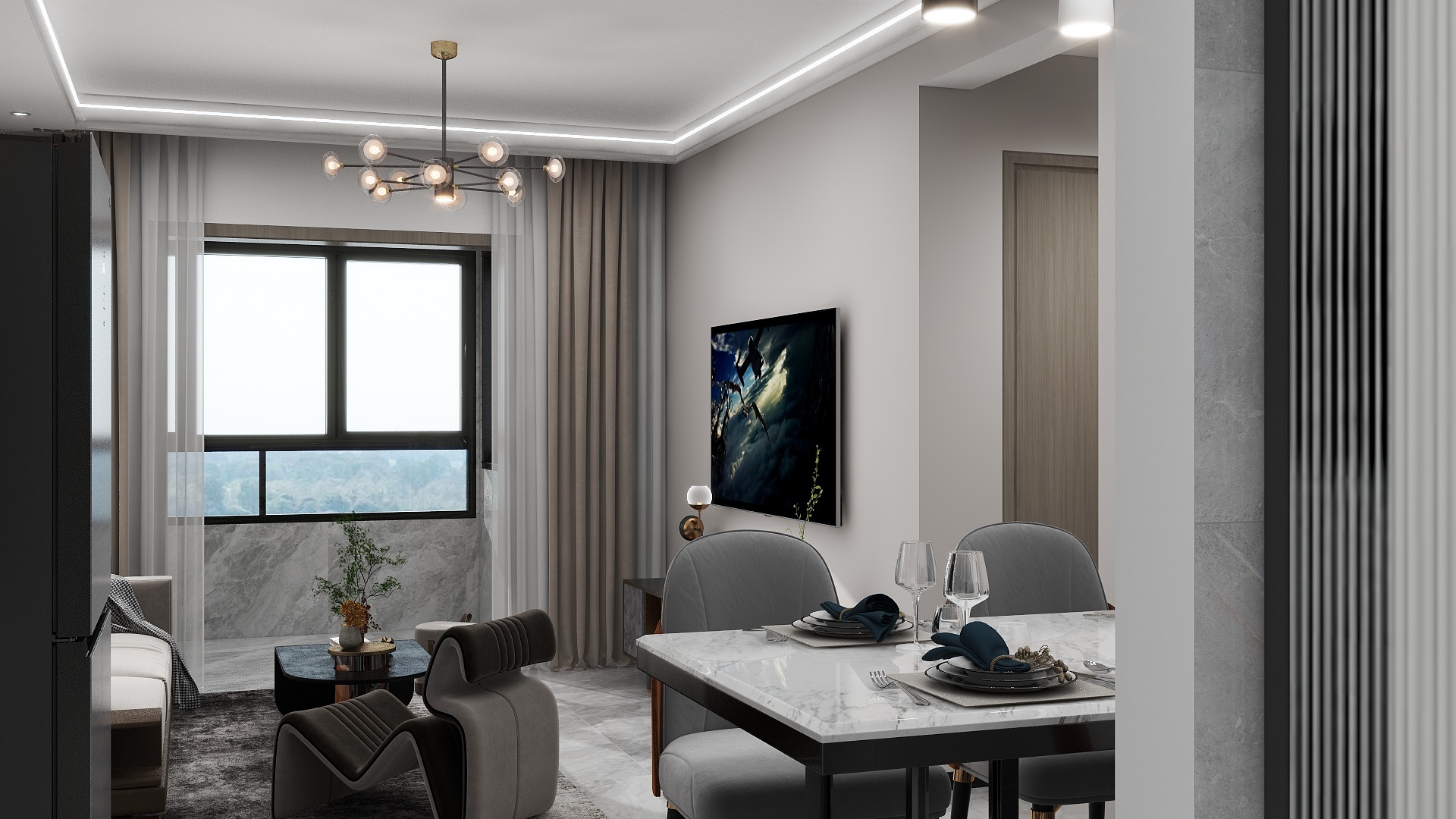 尘埃dDHA-78㎡-装修设计方案