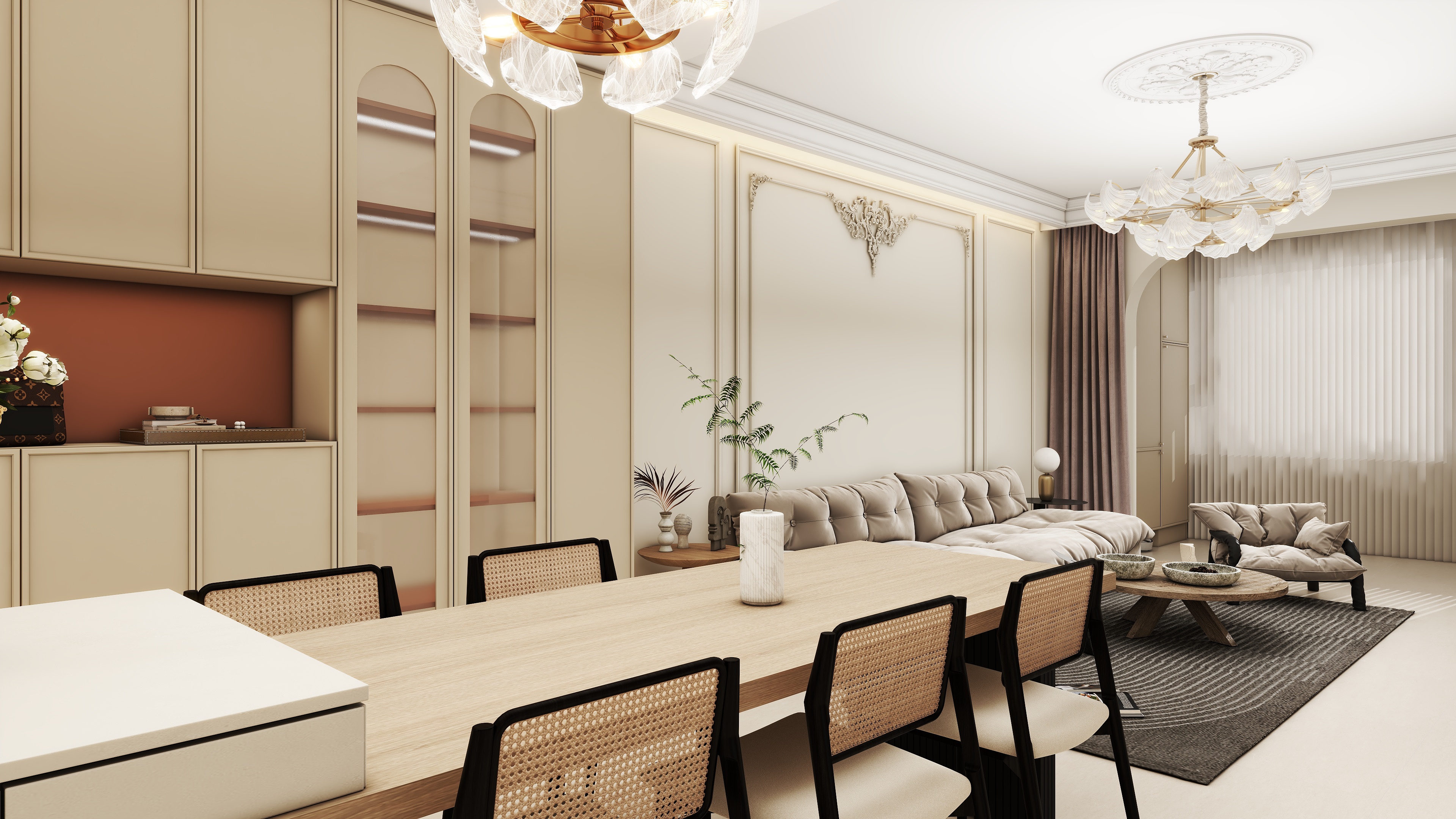 霖诚设计-陈开-IN时代 - 法式复古-装修设计方案