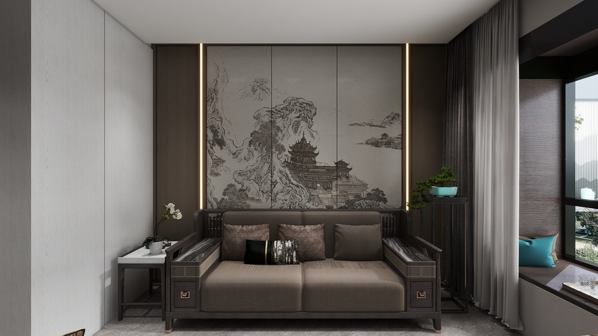 程思龙-鸿昇会所装修效果图