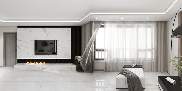 骑摩托的画图崽-新垣城116m-装修设计方案