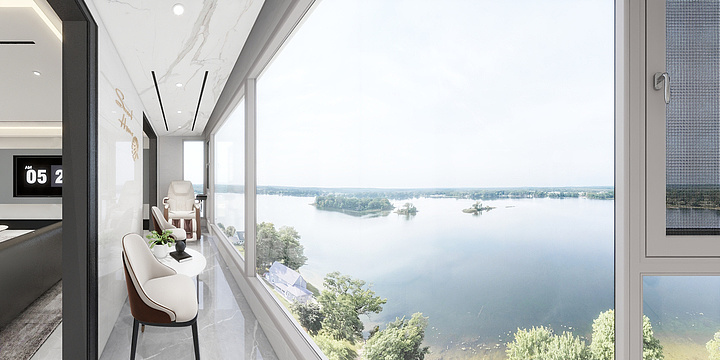 彦匠装饰一匡设计-洺悦府大横厅-装修设计方案