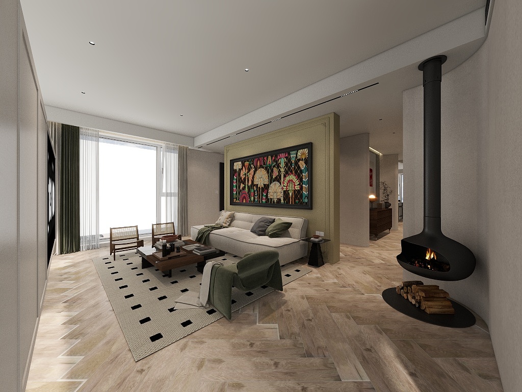 OD设计燃爷-大平层《法式中古风》-装修设计方案