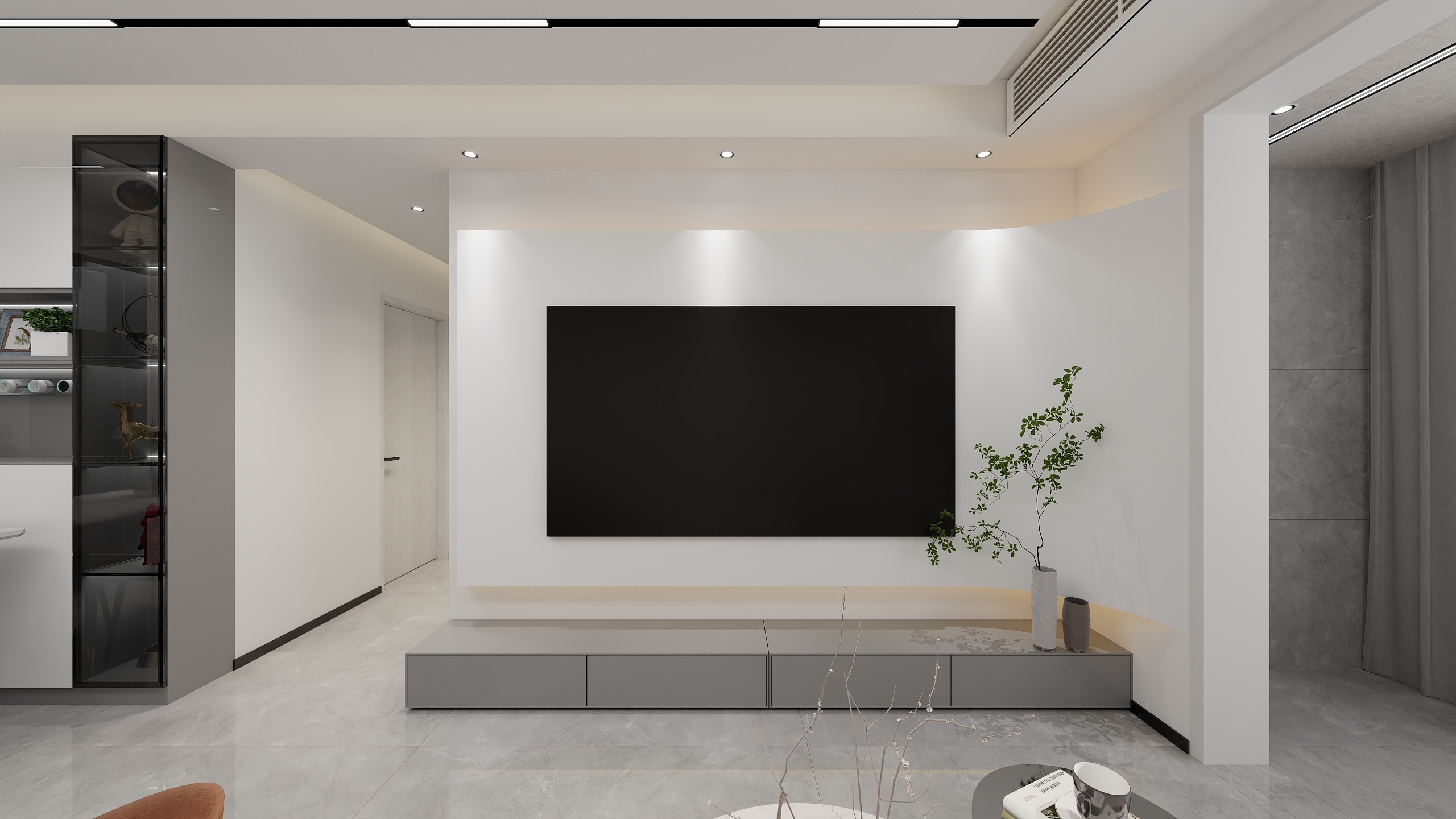 如沫春风-现代简约-装修设计方案