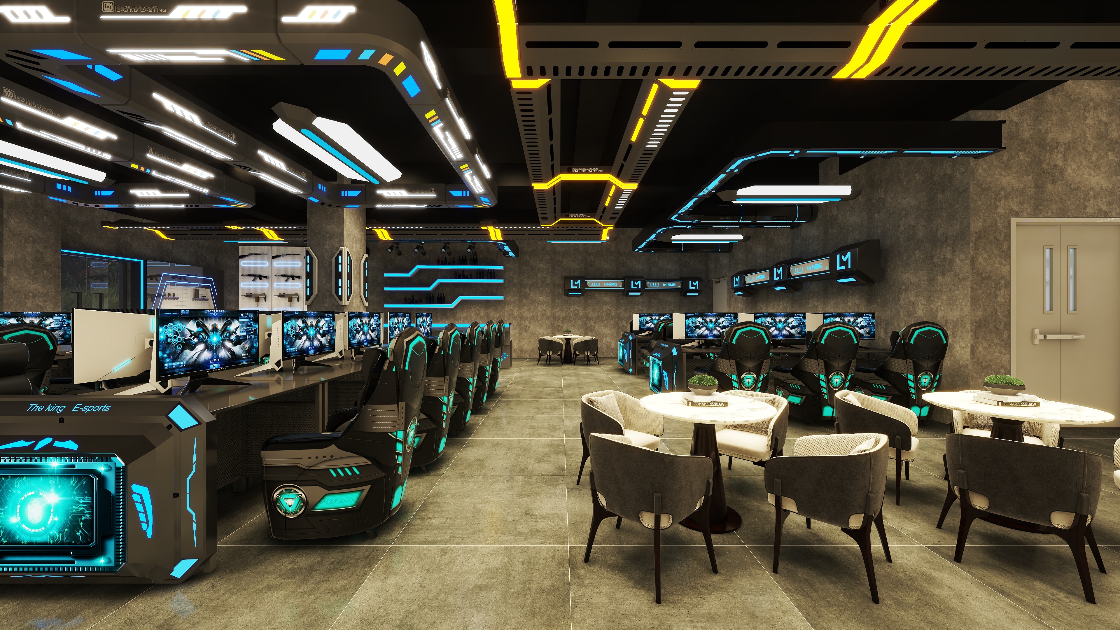 设计师LMJ-楚雄电竞馆-装修设计方案