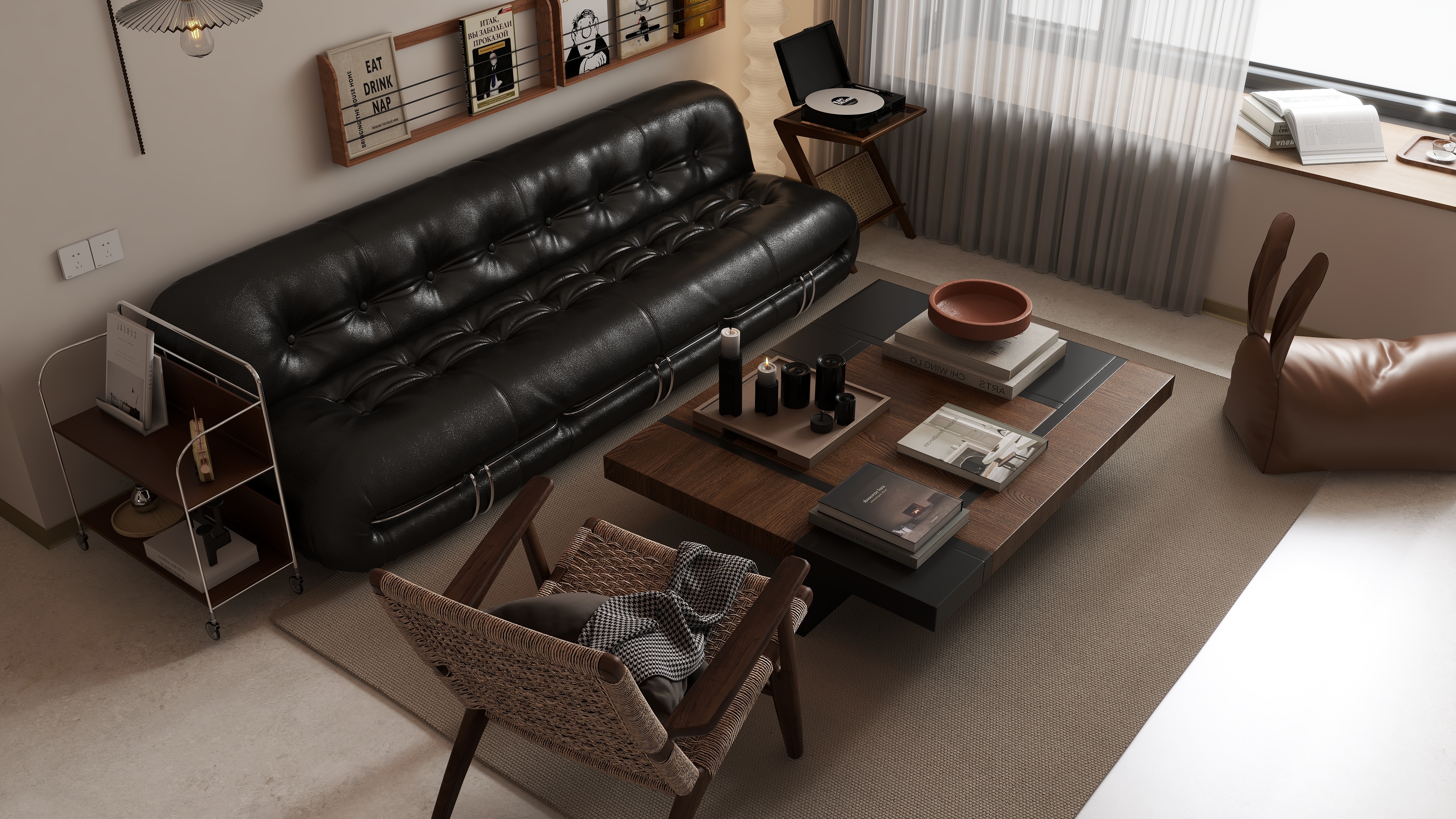 兿創-【崇文】无风格三室-装修设计方案