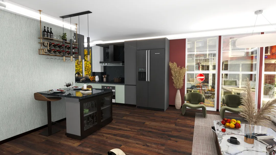 Aliraja的装修设计方案:modern kitchen design