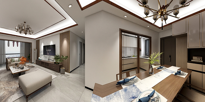 陌然UvHD-卯家湾新中式-装修设计方案