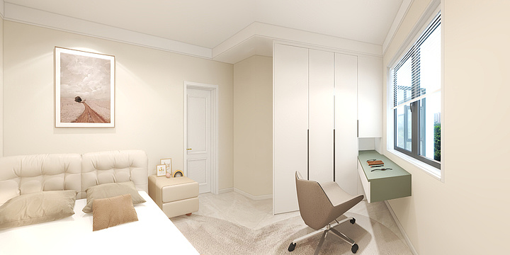 常皓-康达彩虹小区-08户型-装修设计方案