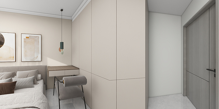 Serendipity*1-薛店镇辛店靳沟社区中户-装修设计方案