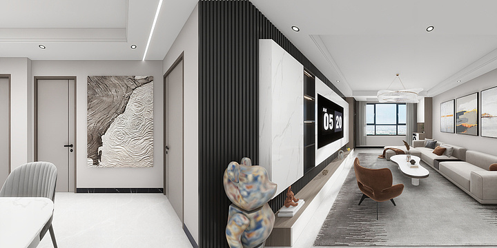 刘某人室内设计-安泰碧水湾苏先生雅居144-装修设计方案