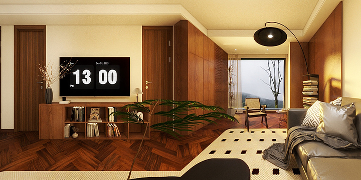 庞晓峰-云景书香-装修设计方案