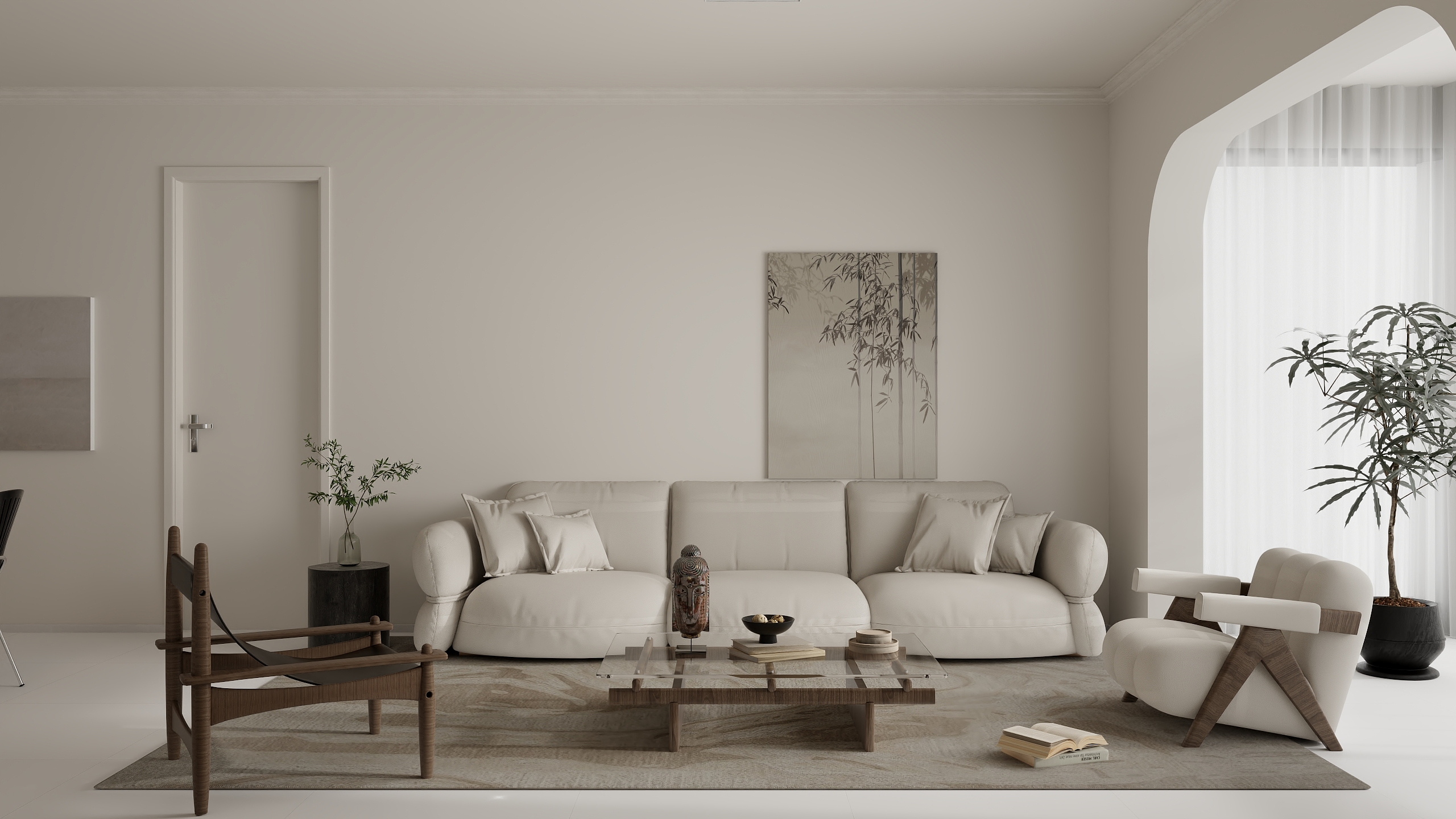 娄嘿嘿-中古侘寂-装修设计方案