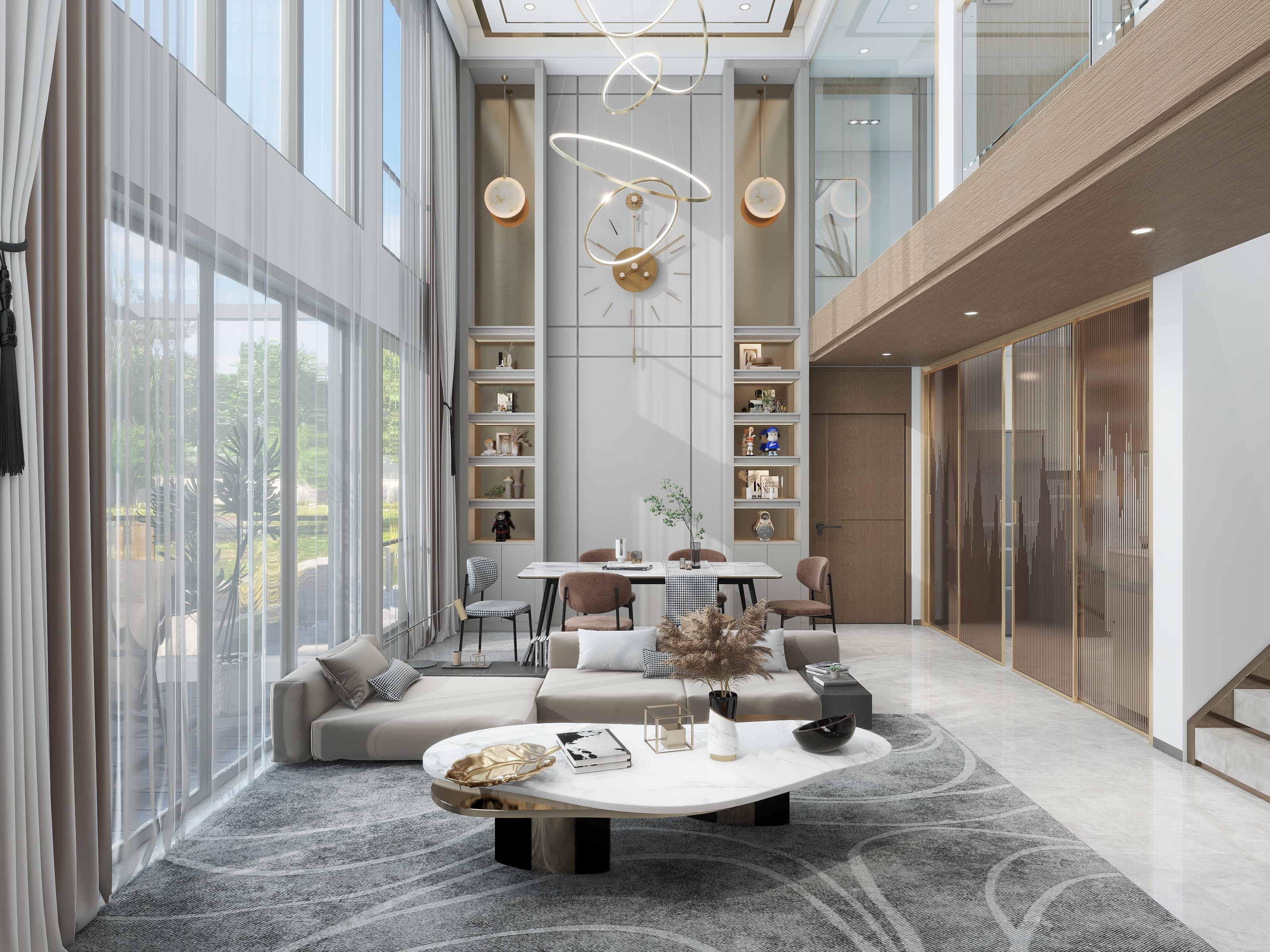 浪流深-复式 轻奢-装修设计方案