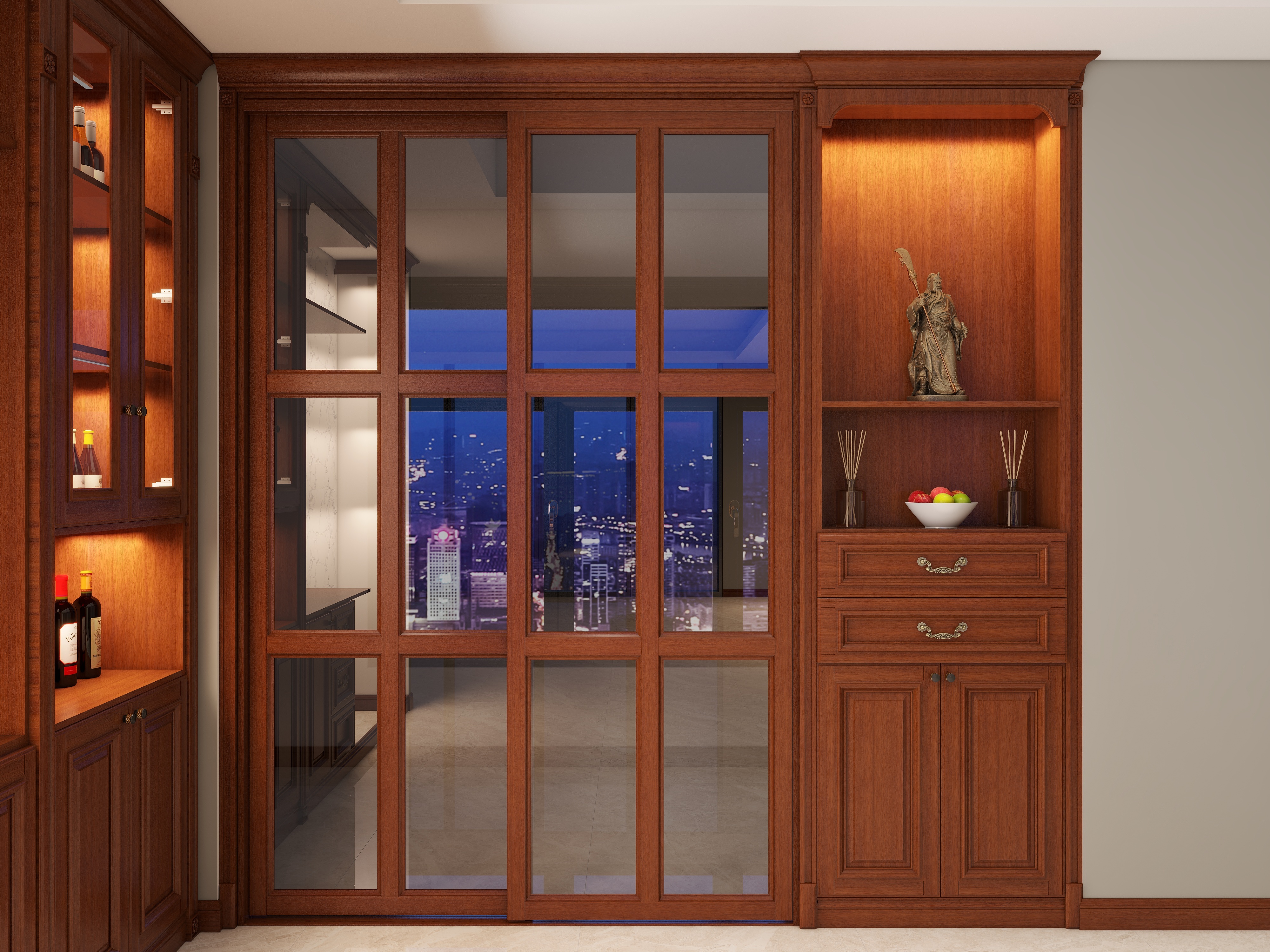 运城冠牛-河东院子一层户型-装修设计方案