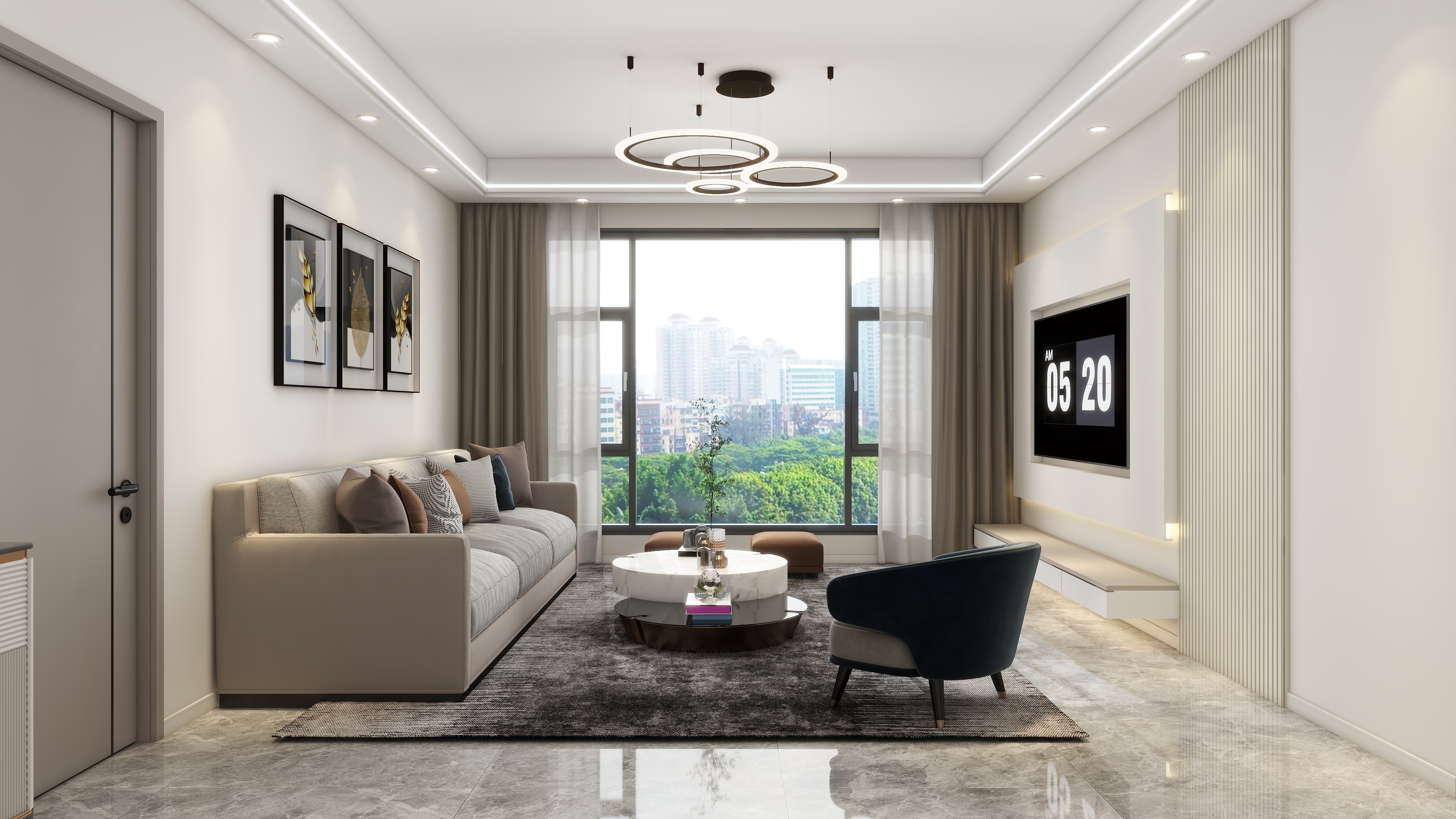 MR-丁大师-106㎡2室-装修设计方案