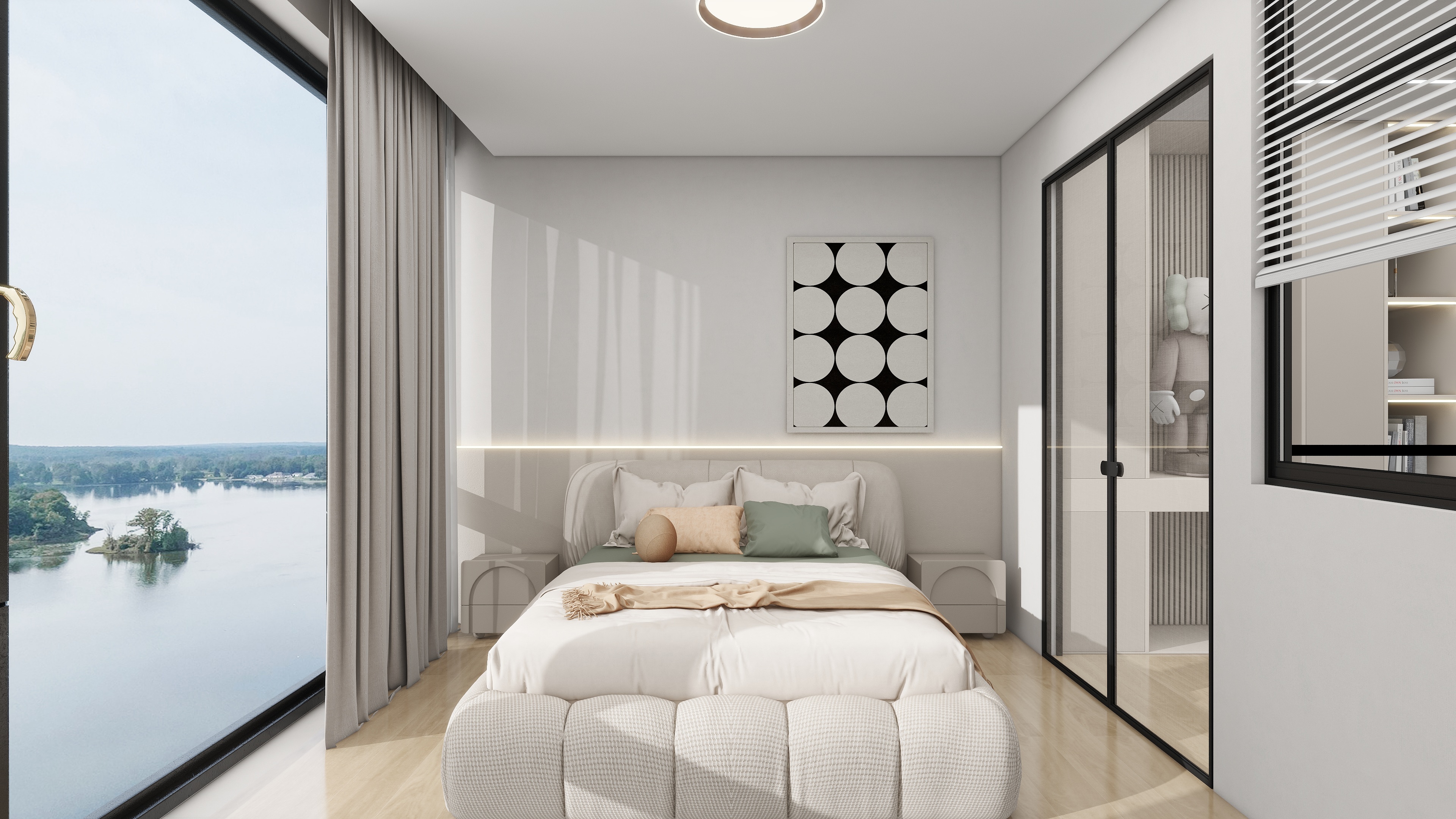 Jerry-空间设计-两层复式简约风装修效果图