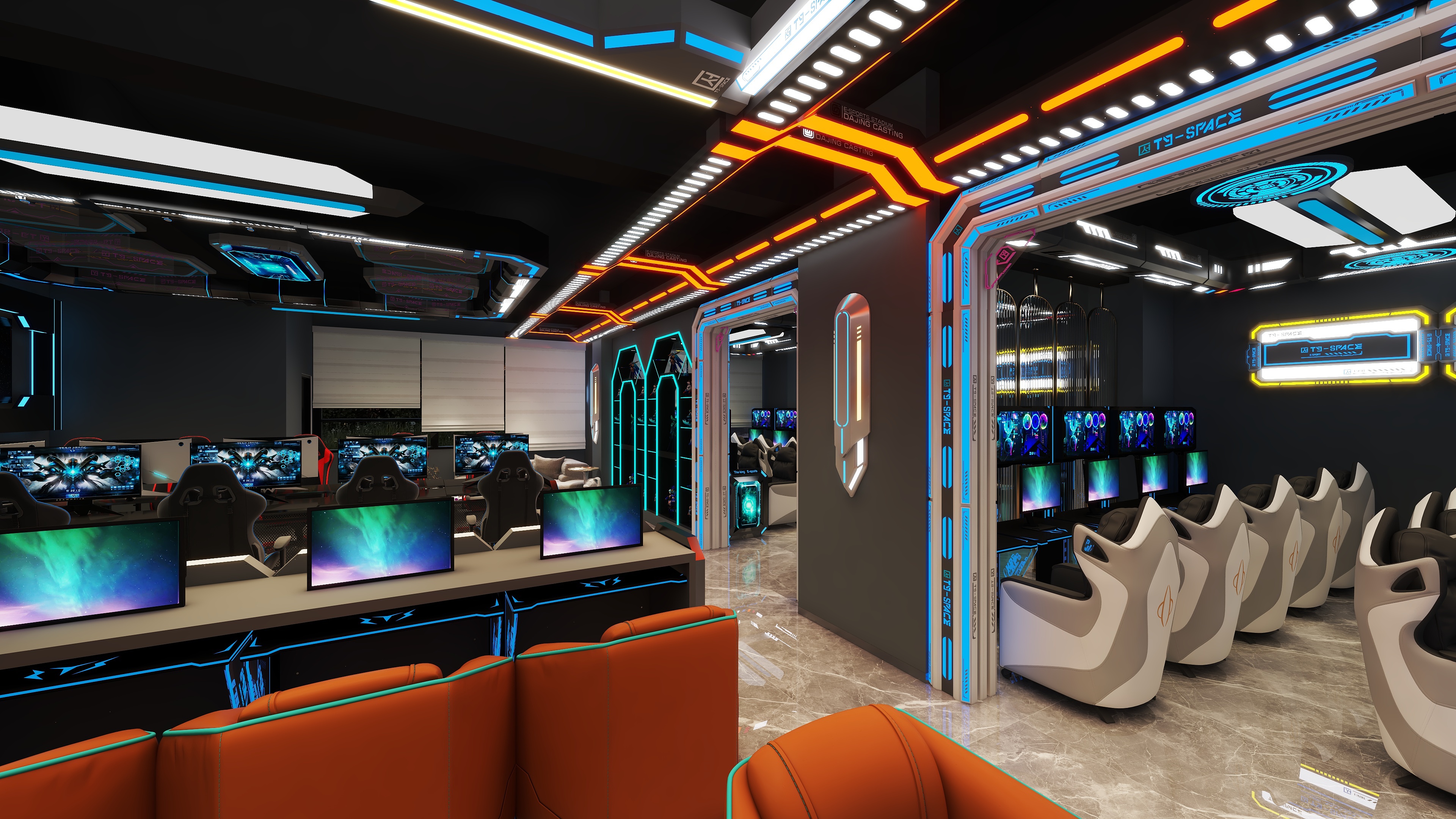 设计师LMJ-丽江永胜电竞馆-装修设计方案