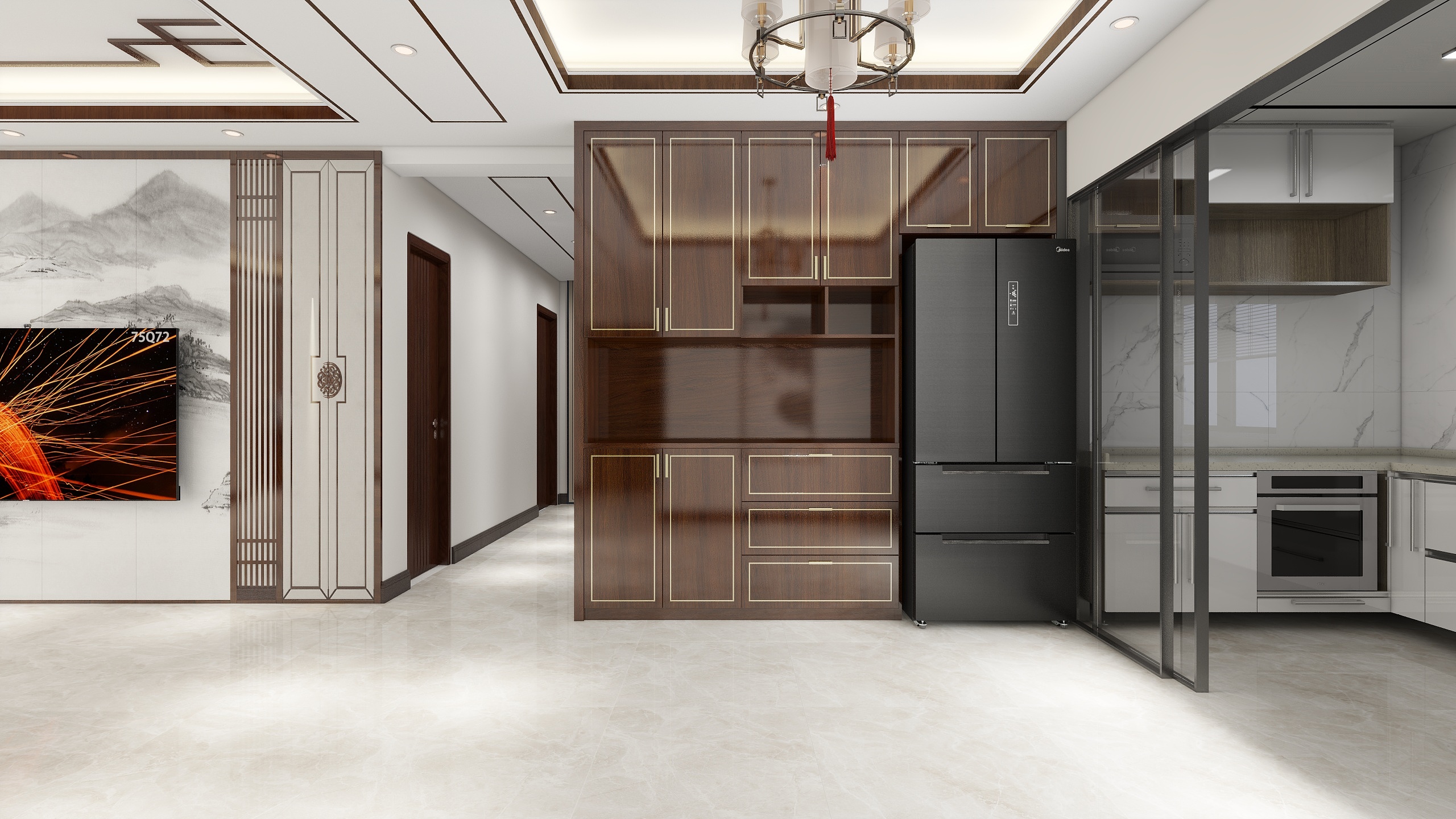 灵宝空间设计中心-中式143㎡3室-副本-装修设计方案