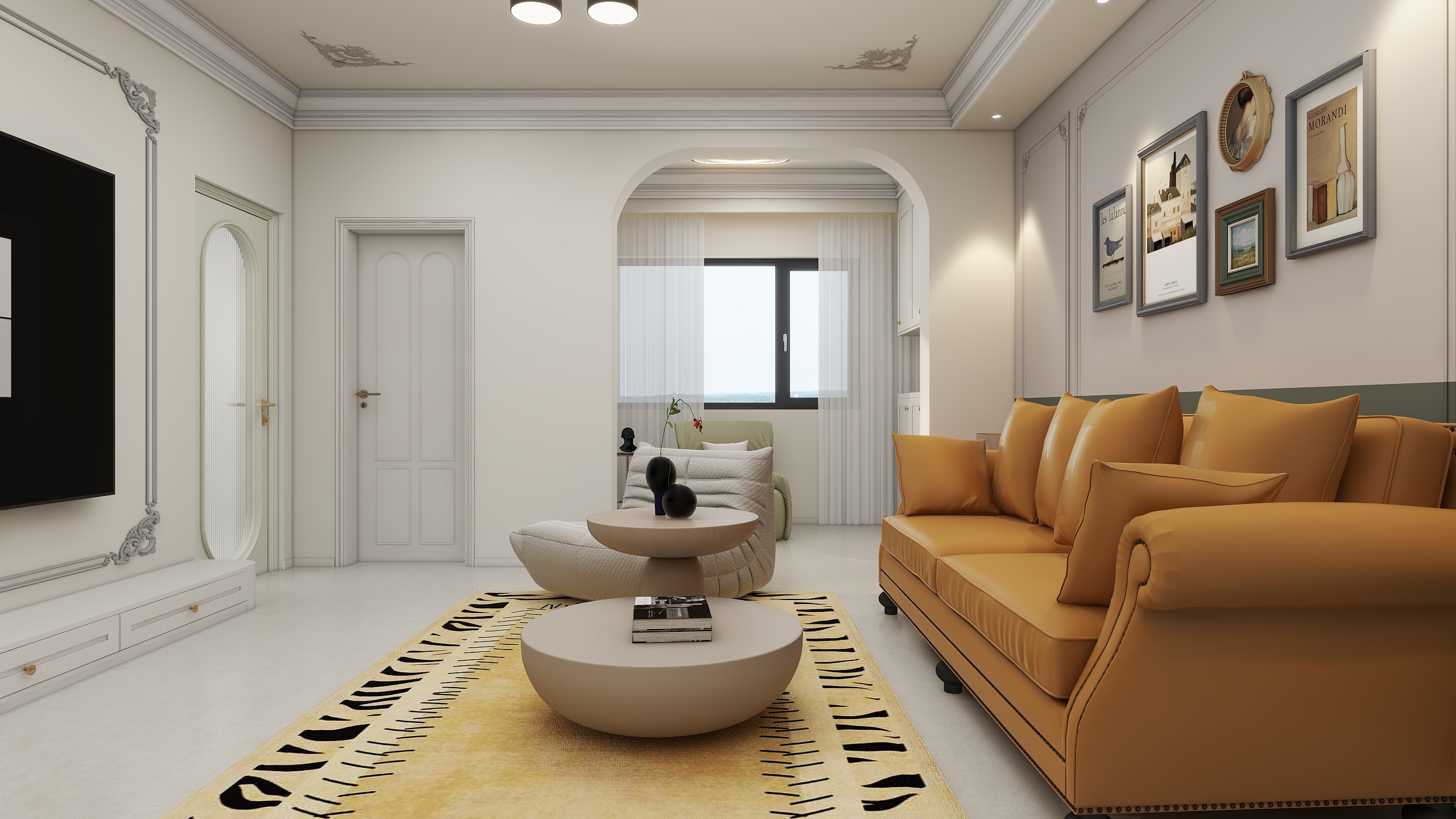 张亚兰-新华学府83㎡2室-装修设计方案