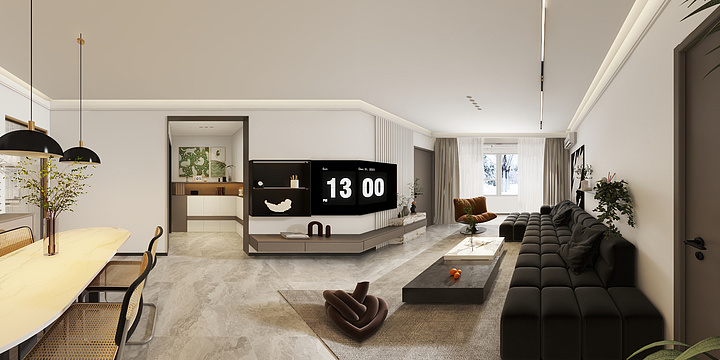 梵客南设sSeP-北京市怀柔区翡翠华府17-2-102-装修设计方案