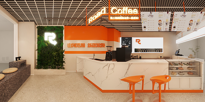 时蓝设计丶SLdesign-五工台服务区路上咖啡-SHILAN DESIGN-装修设计方案
