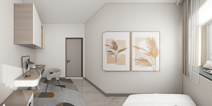 weixfhdB-硬装专业等级考核户型-副本-装修设计方案