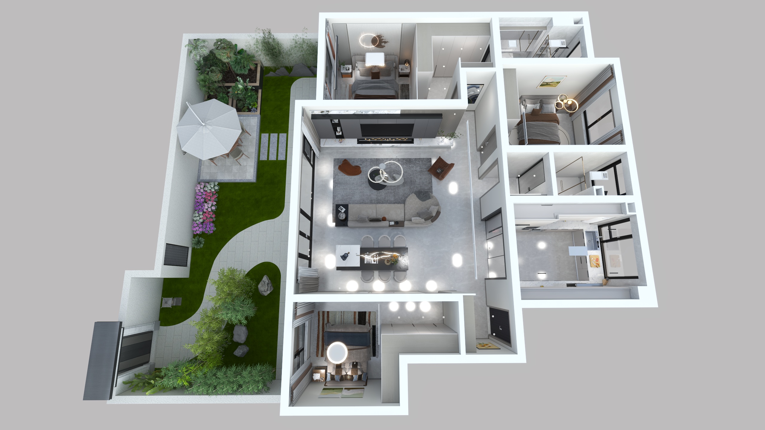 王强15009618853W-桃李春风南区47#2-102-装修设计方案